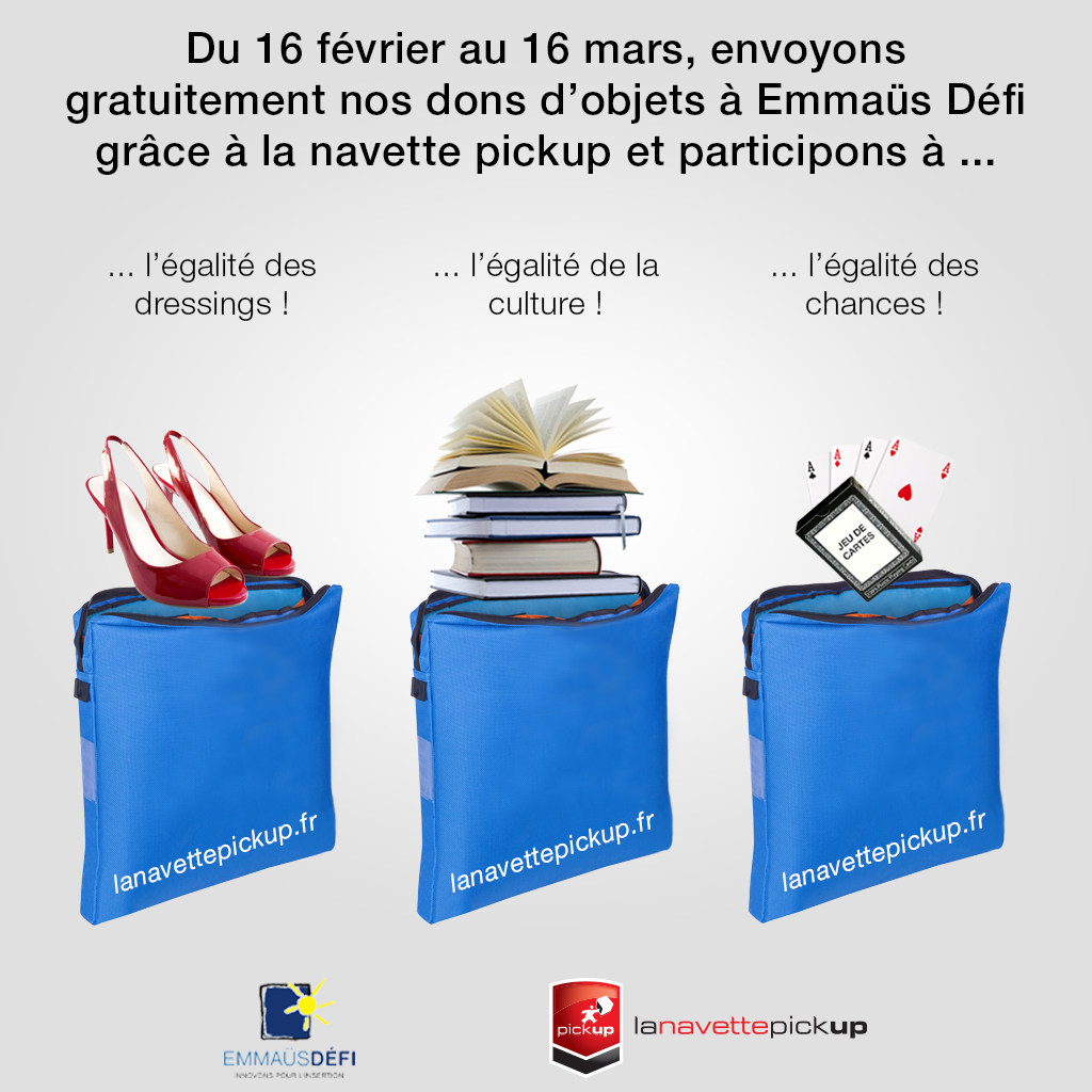 Emmaüs Défi & la navette pickup